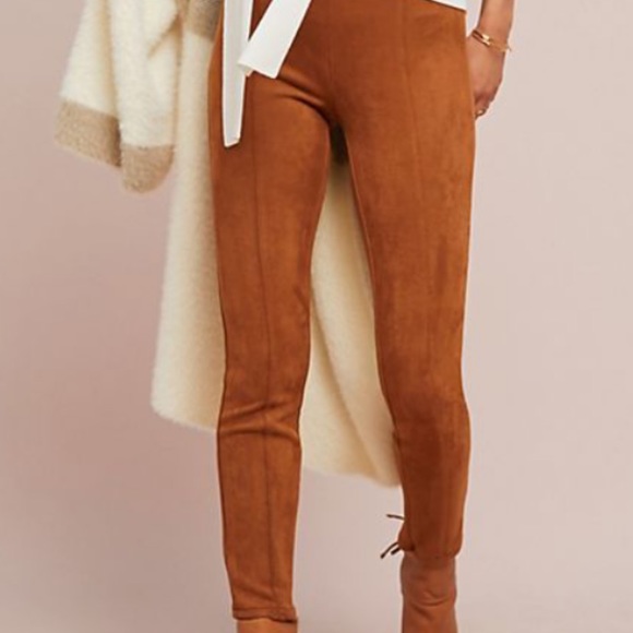 Anthropologie Pants - Anthropologie suede leggings